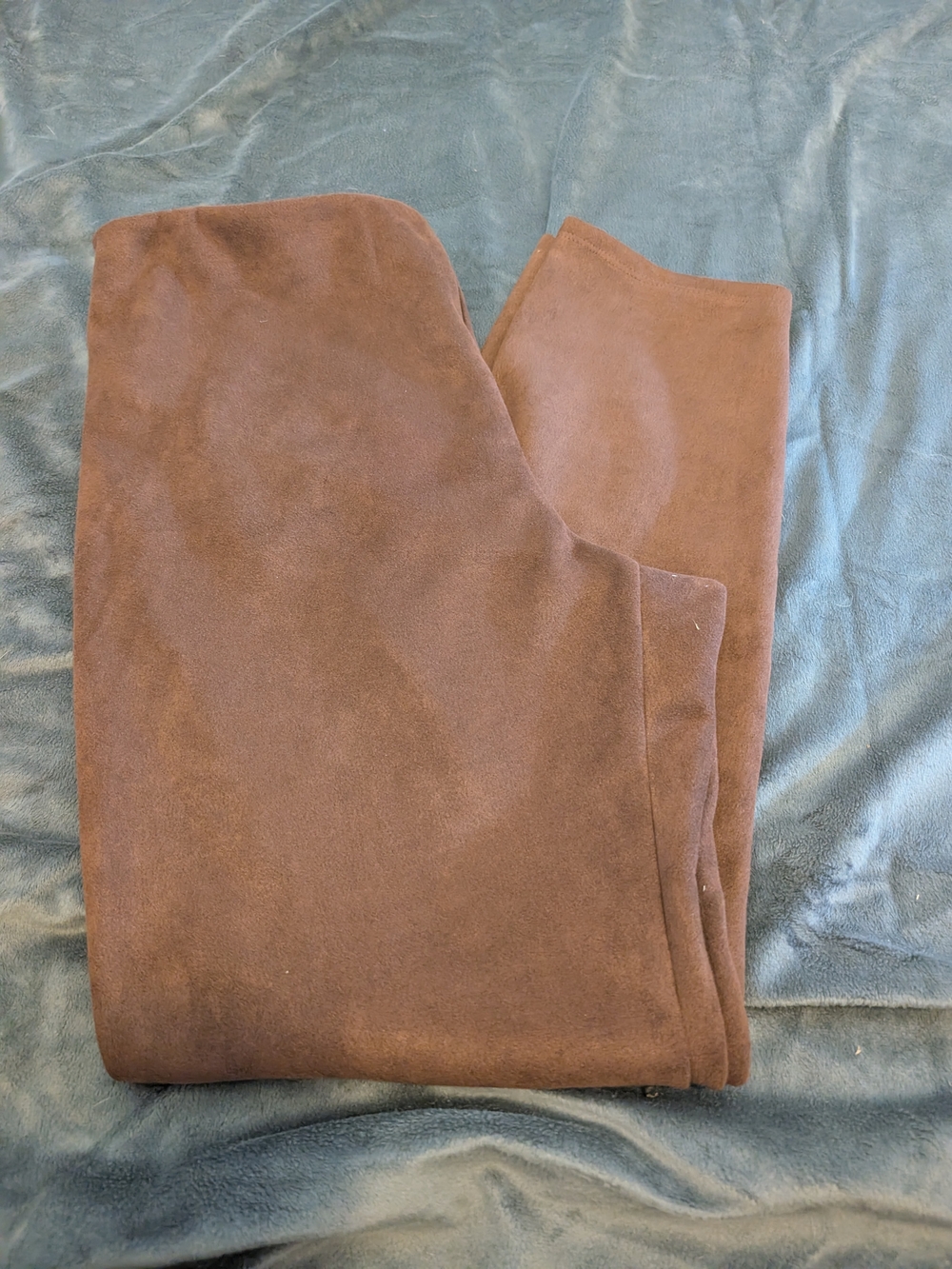High-Rise Wide-Leg Pants in Brown